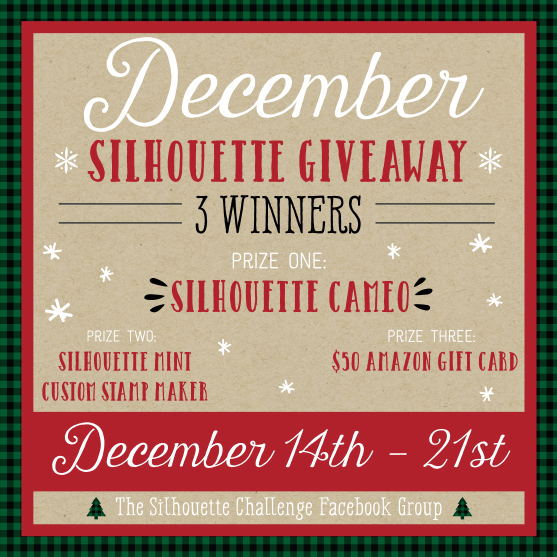 Silhouette Challenge Giveaway