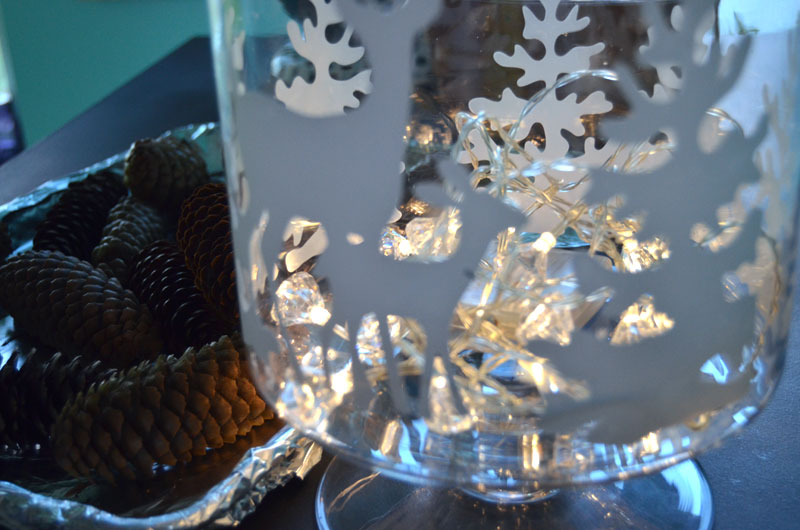 DIY Winter Candle