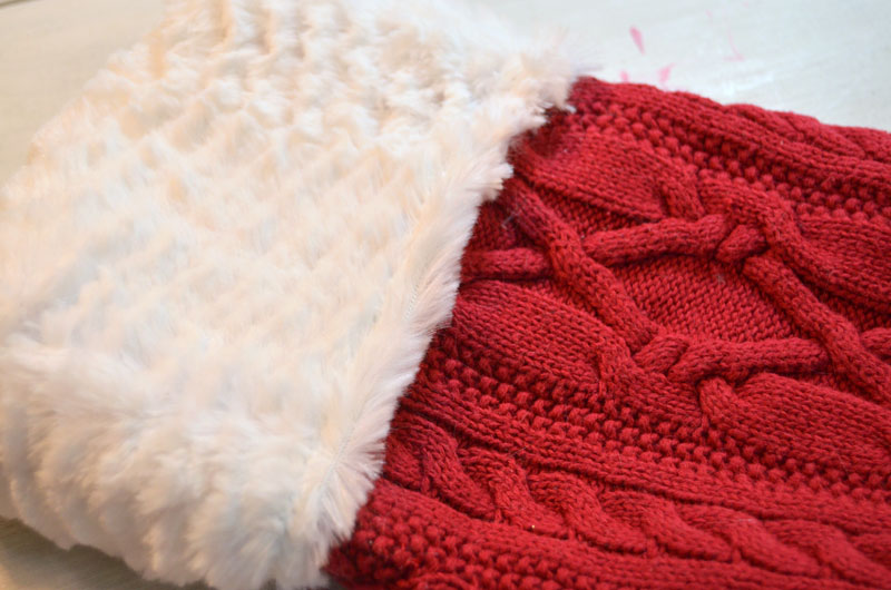 How to make Christmas Stockings from Sweaters_createandbabble.com