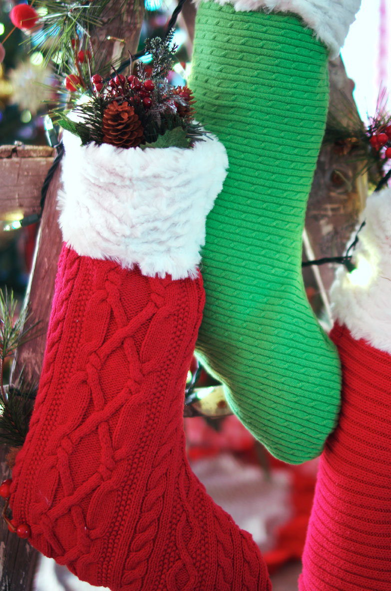 How to Make Christmas Stockings From Old Sweaters