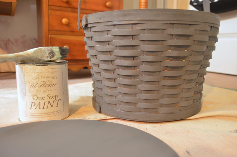 How to Antique a Basket Using Paint and Liming Wax