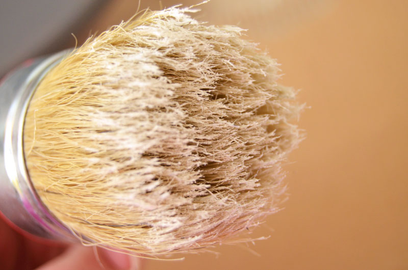 How to load a waxing brush with liming wax