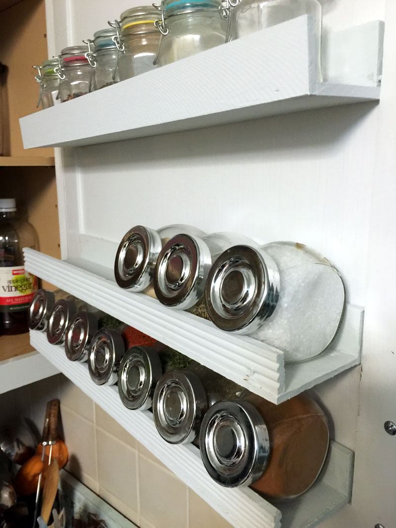 Make A DIY Wood Spice Rack - H2OBungalow