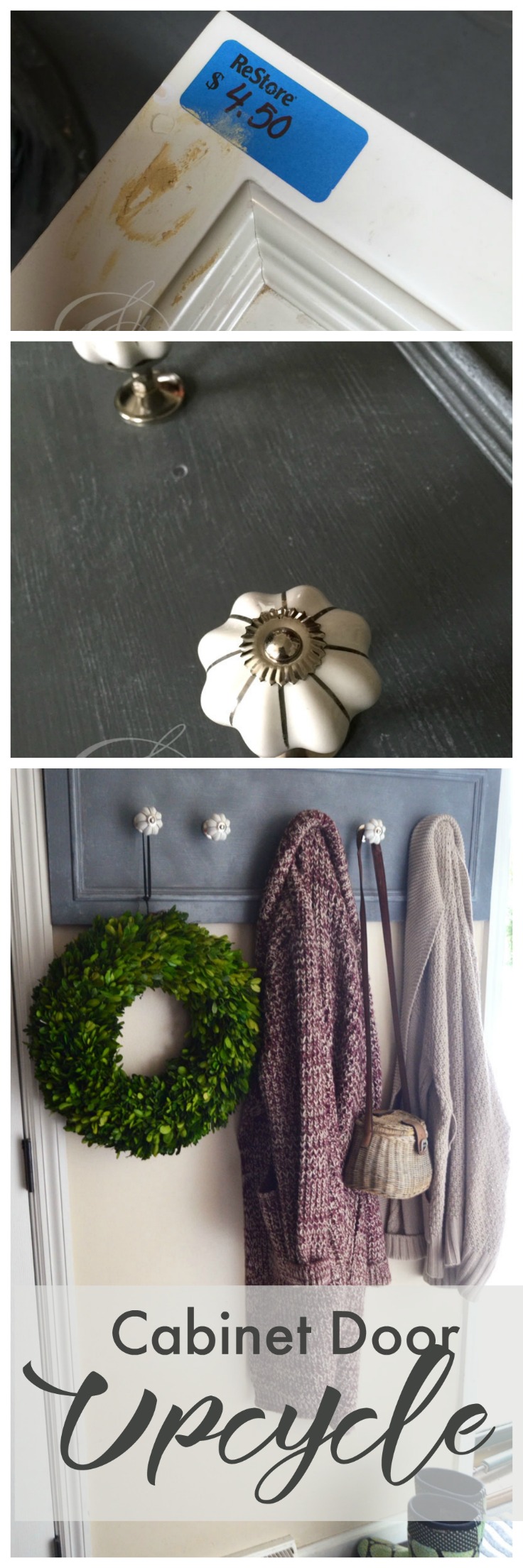 DIY Upcycled Cupboard Door - Create and Babble