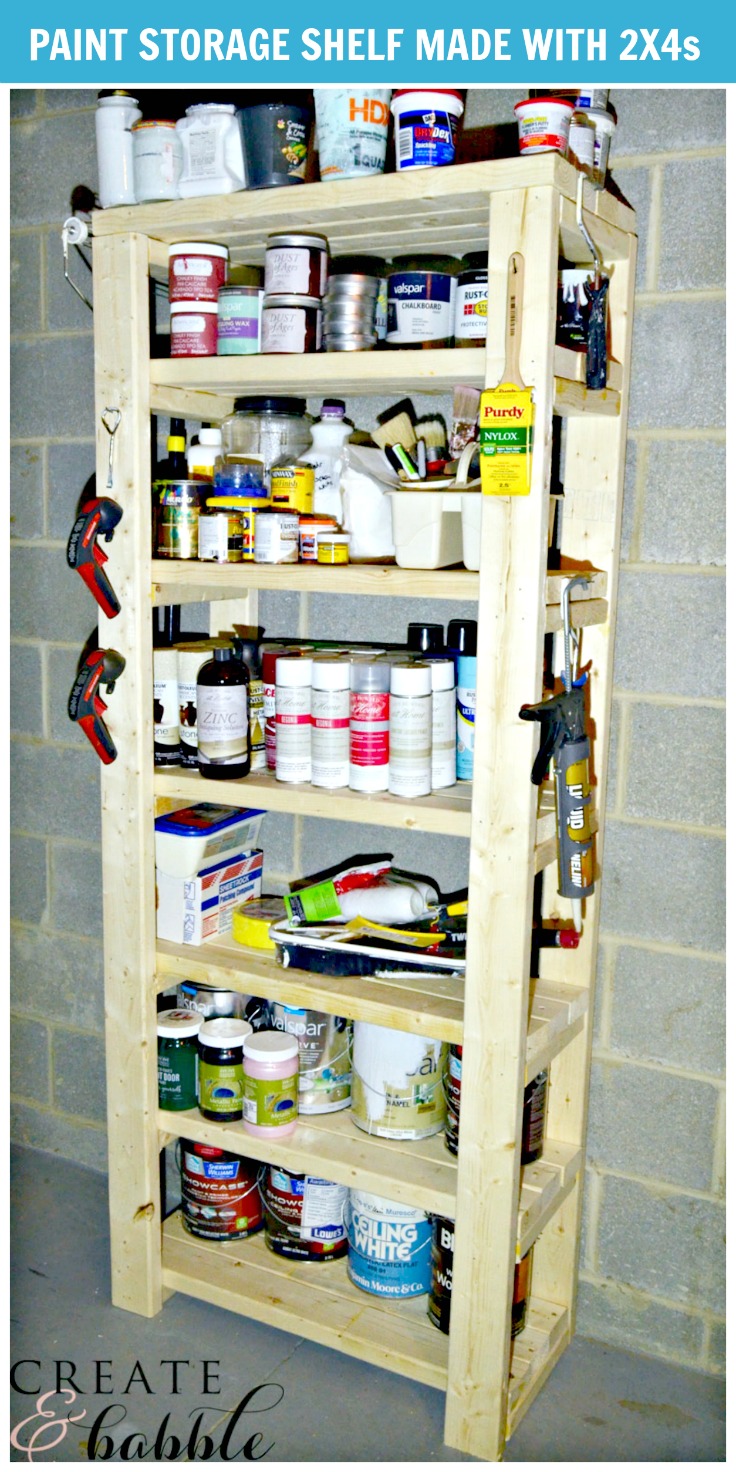 How to Make Basement Storage Shelf - Affordable & Functional