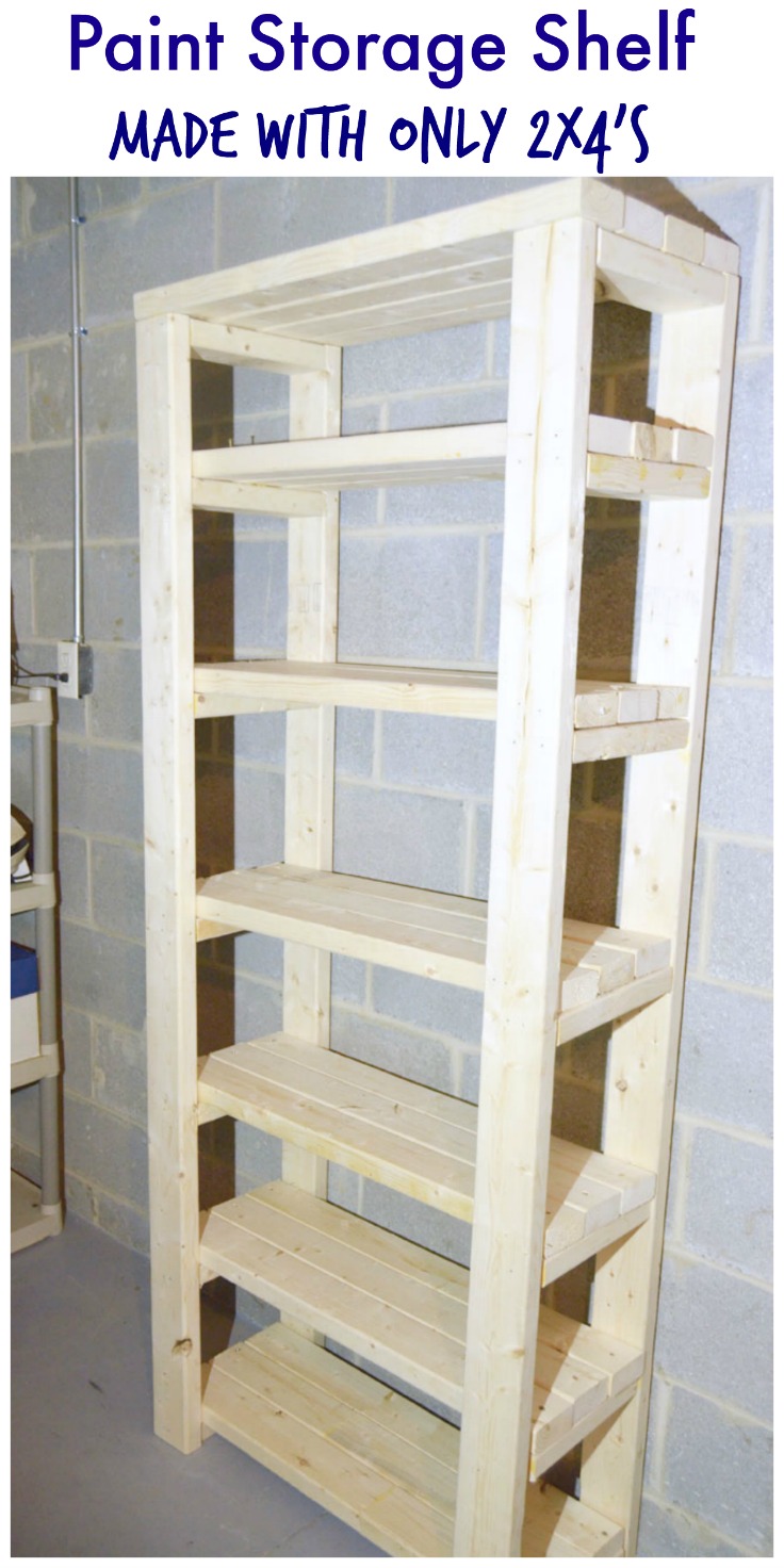 DIY Spray Paint Storage Rack [with plans] - The Handyman's Daughter