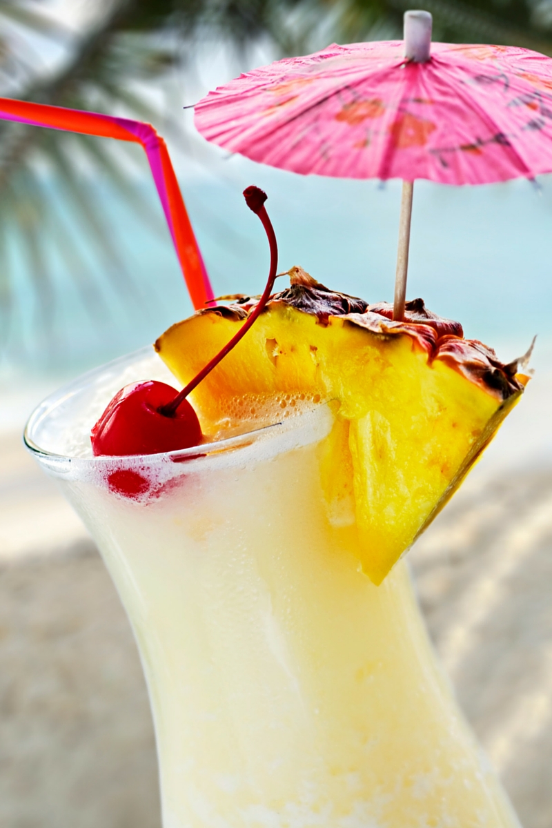 Piña Colada on the beach