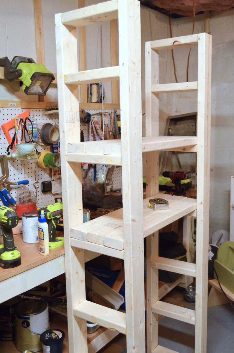 Create a paint storage shelf you can display proudly in your home.