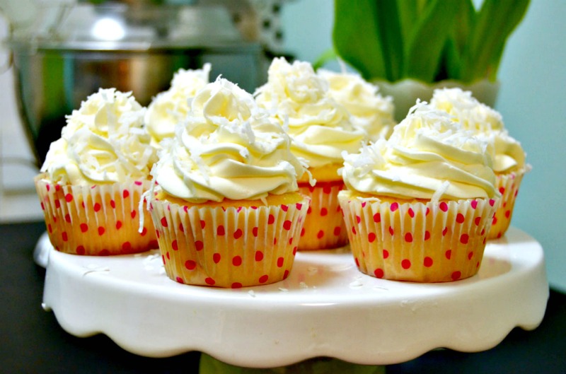 Cocktail to Cupcakes Piña Colada Cupcakes