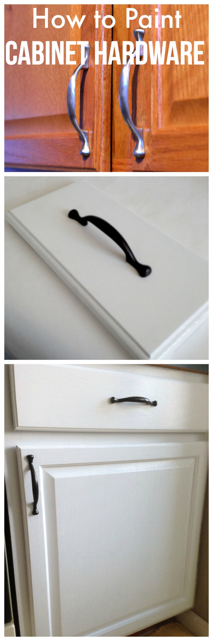 How to Paint Drawer Pulls