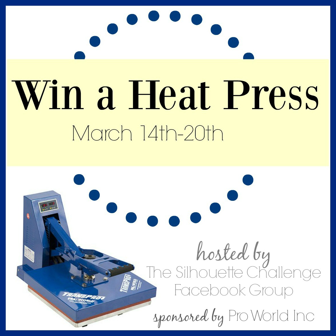 Win A Heat Press