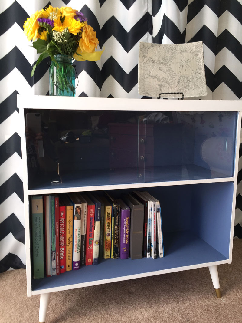 Record Cabinet makeover with pure & original paint