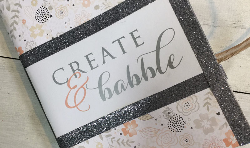 DIY pretty and personalized notebook