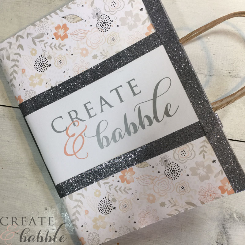 DIY pretty and personalized notebook