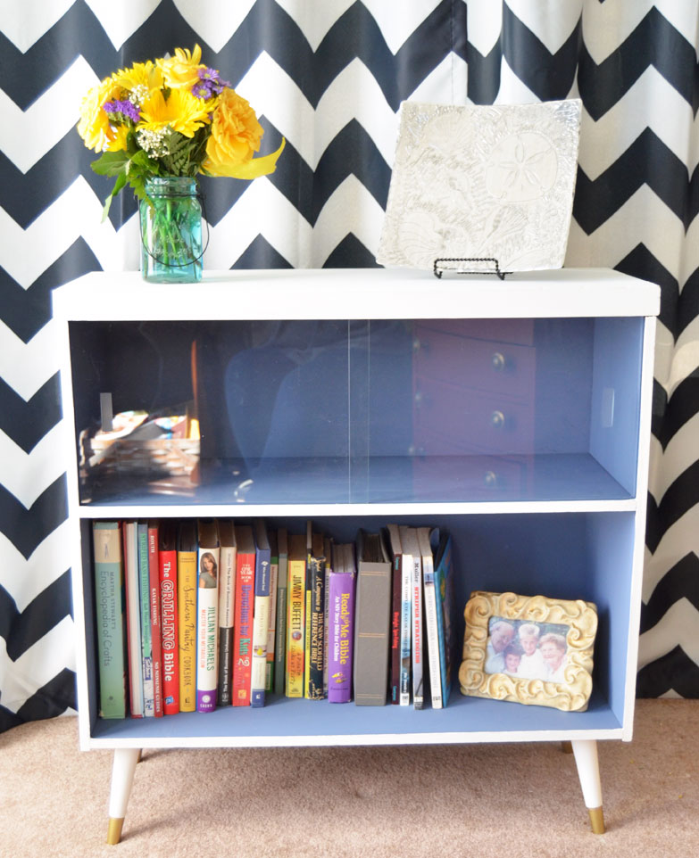 Record Cabinet makeover with pure & original paint