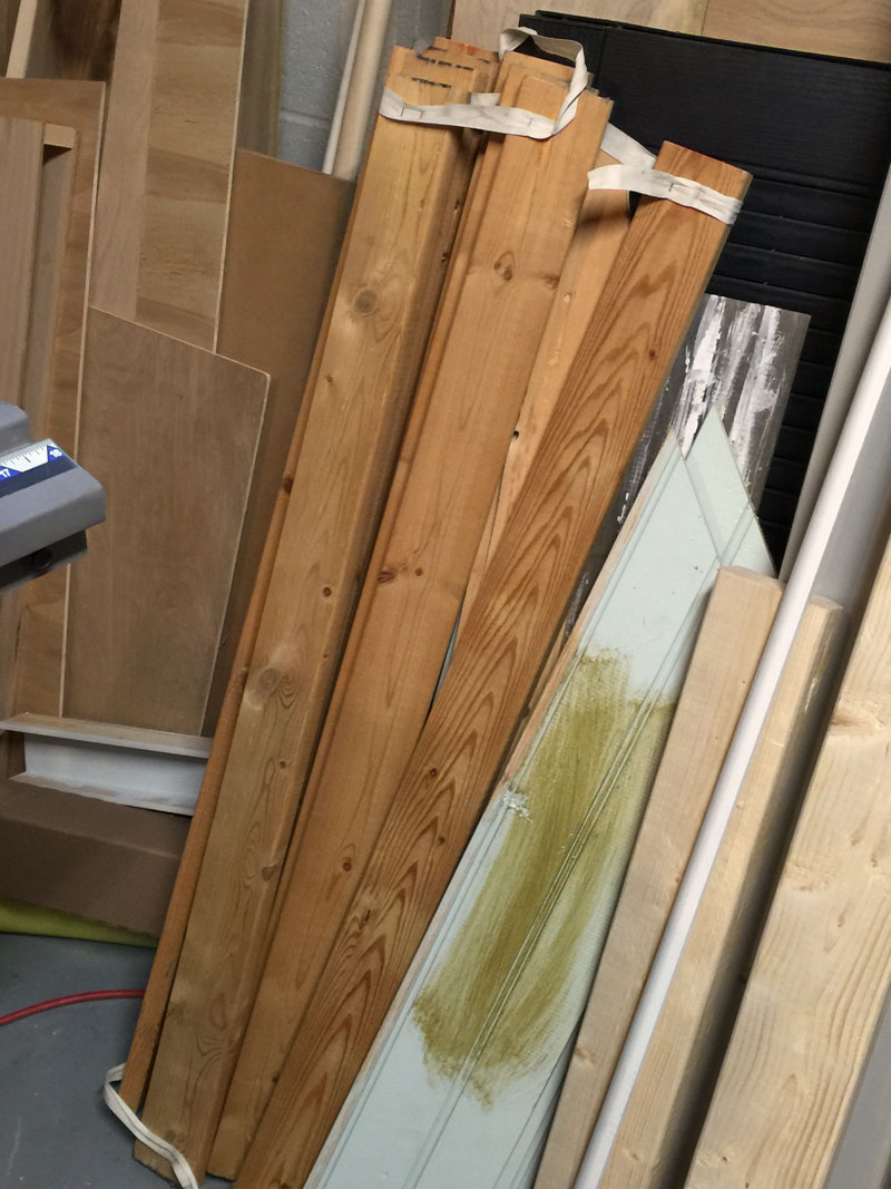 wood is needed to make bench portion that gets attached to the old headboard