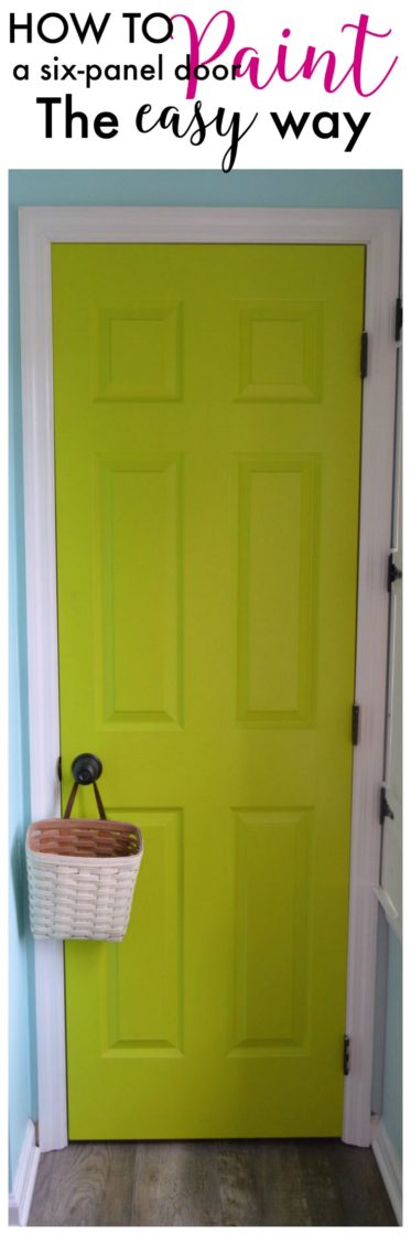 How to Paint a Six Panel Door - Create and Babble