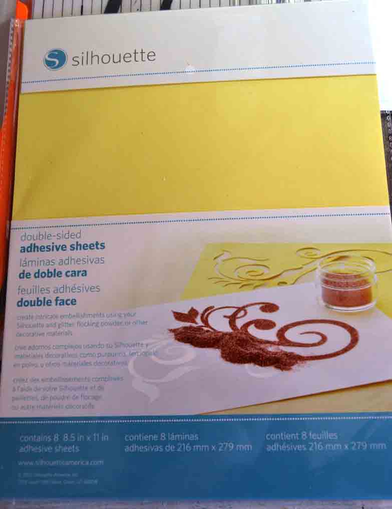 How to use Deco Foil and Silhouette® doubled-sided adhesive