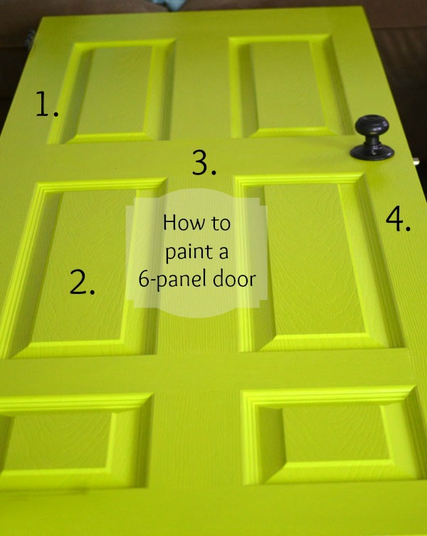 How To Paint A Six Panel Door Create And Babble