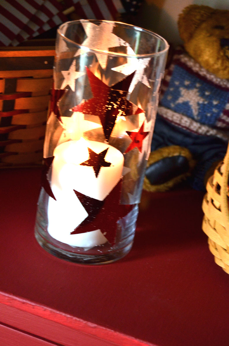 shabby-star-candle-holder