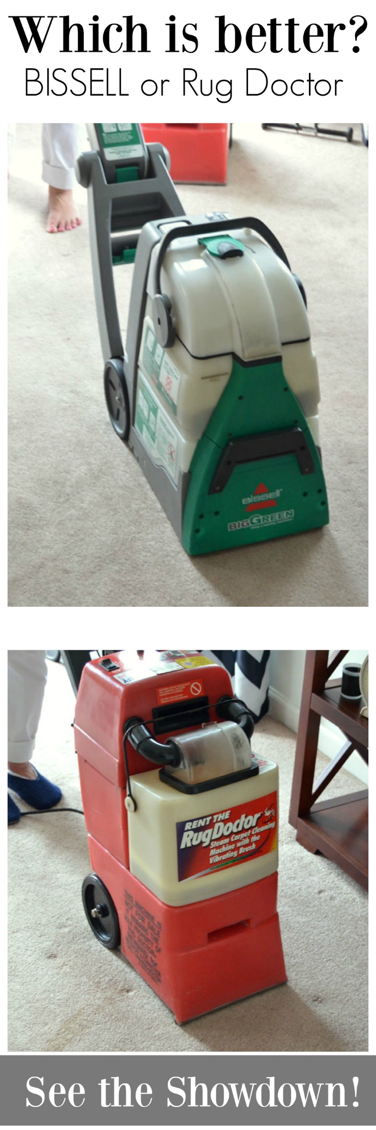 How to Deep Clean your Carpet. Find out which carpet cleaner rental machine is better