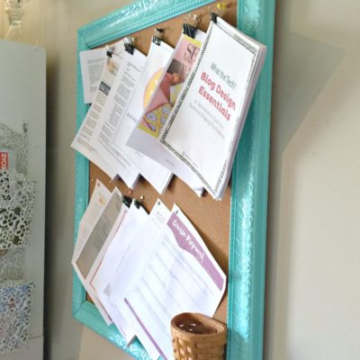 How to Make a Framed Bulletin Board
