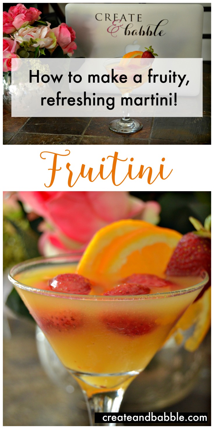 How to make a refreshing, fruity martini