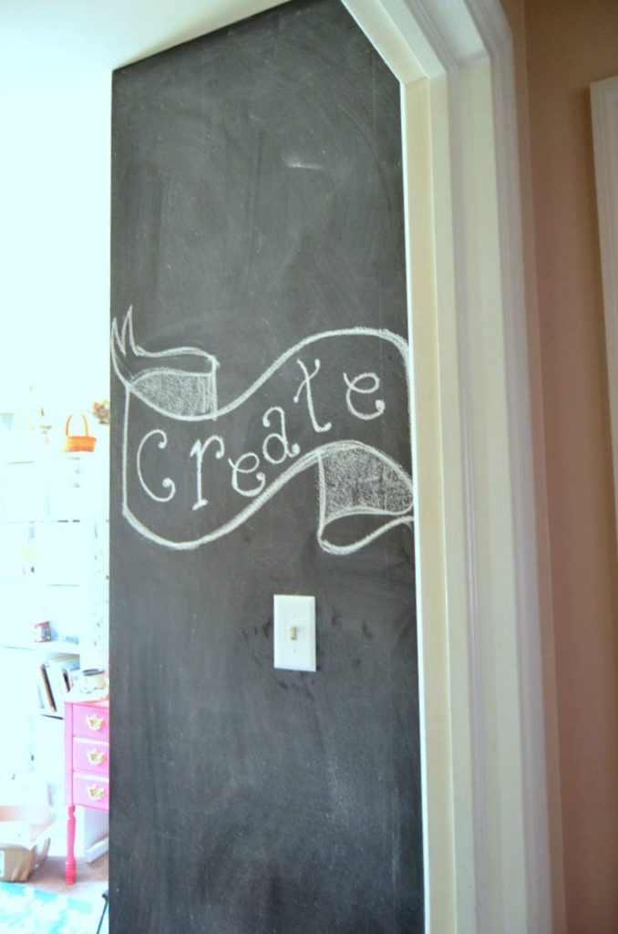 create a chalkboard wall