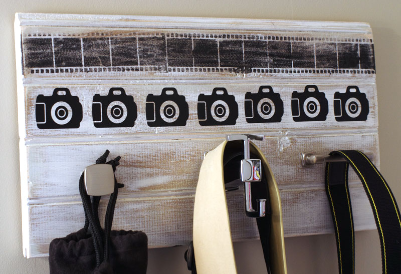 DIY Camera Accessory Wall Organizer