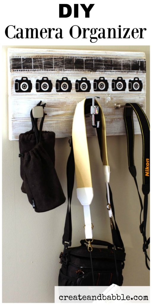 DIY Camera Accessory Wall Organizer