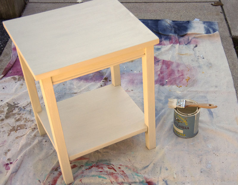 how to antique unfinished furniture in six steps