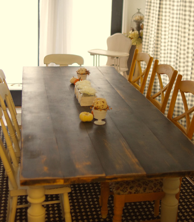 how to build a custom farmhouse table