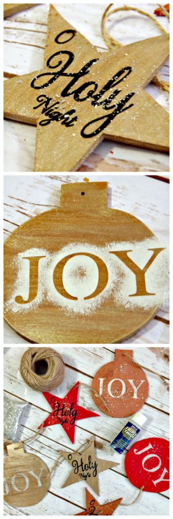 Handmade Wooden Christmas Ornaments