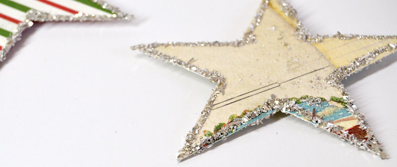 Glittery Star Garland