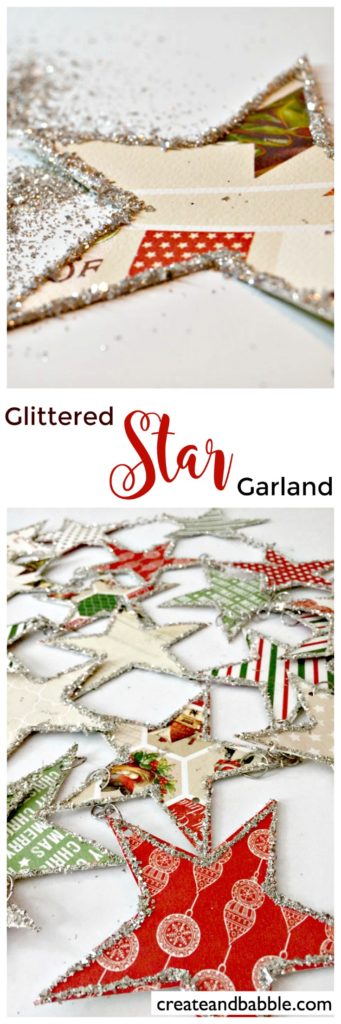 Glitter Star Garland