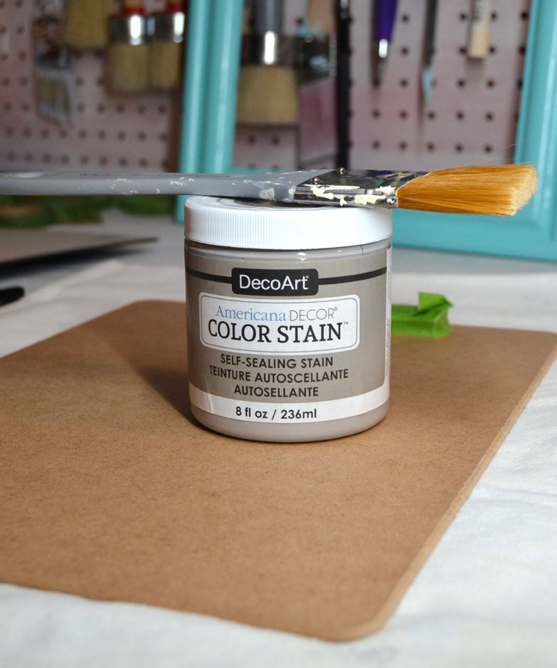 DIY Recipe Stand using DecoArt Color Stain