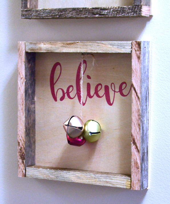 DIY Reclaimed Wood Shadow Box