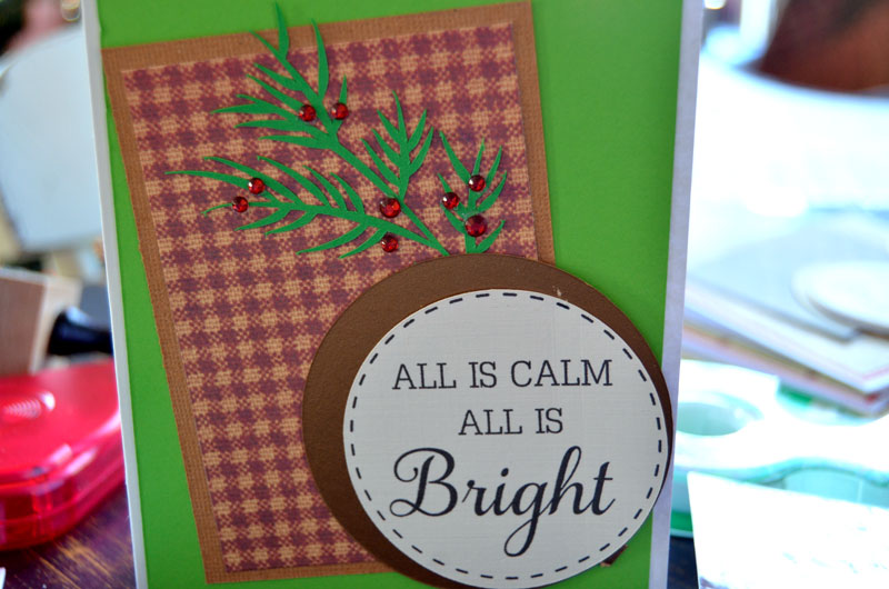 How to Make Handmade Christmas Cards using a Silhouette machine