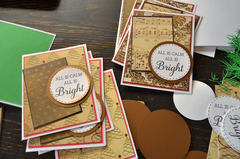 How to Make Handmade Christmas Cards using a Silhouette machine