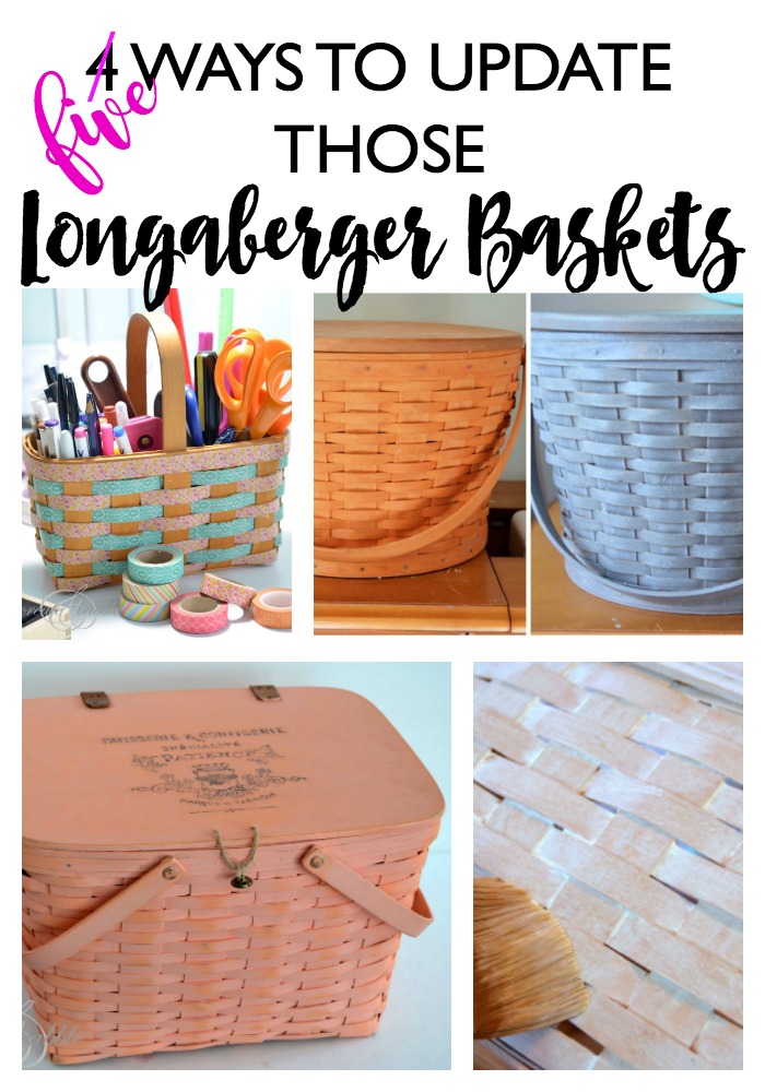 Five Ways to Update Longaberger Baskets