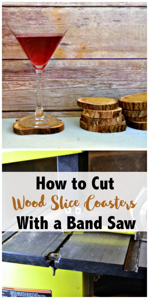 How to Cut Wood Slice Coasters with a band saw