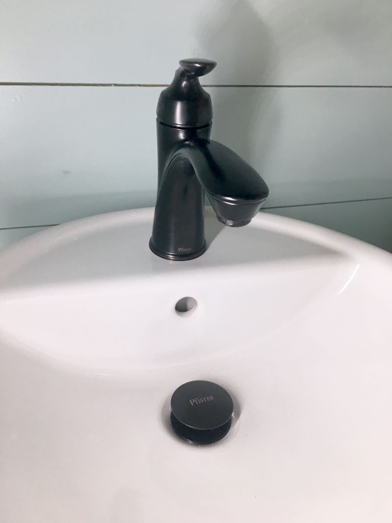 New Powder Room and Pfister Faucet Review