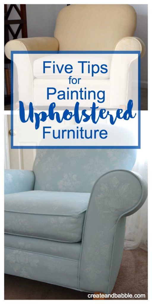 Five Tips for Painting Upholstered Furniture