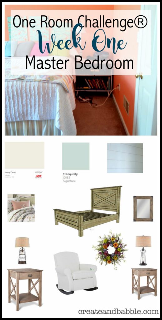 One Room Challenge Week One Master Bedroom Makeover