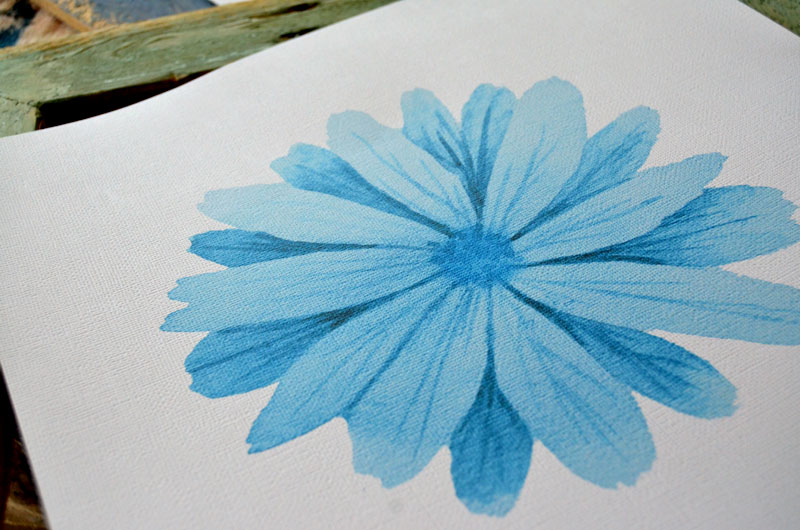 DIY-Pallet-Wood-Framed-Watercolor-Flower-Prints-4