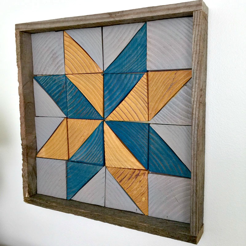 DIY Wooden Quilt Star Tray