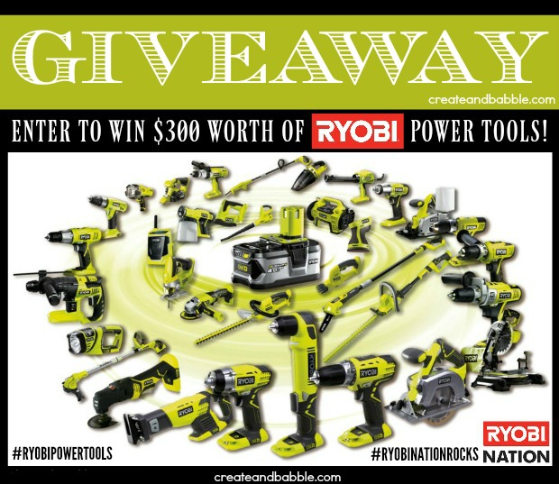 Ryobi Power Tools Giveaway