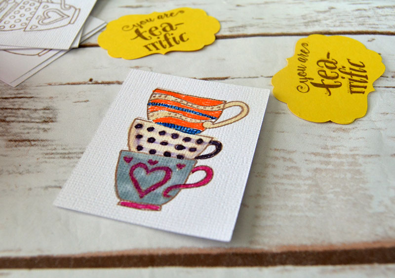 tea bag card