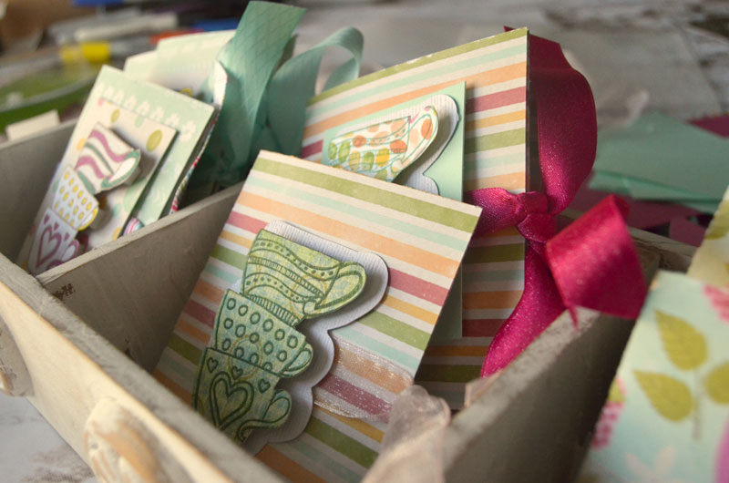 How to make tea bag cards with your Cricut Explore Air