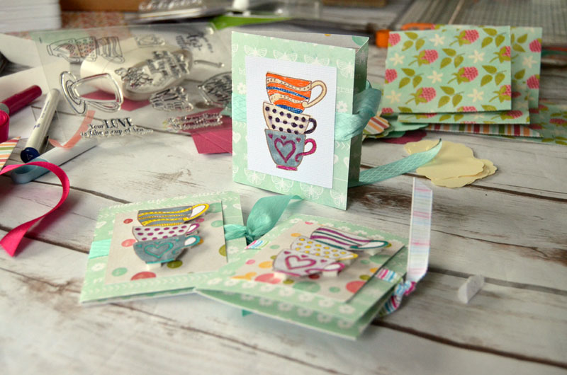 Make Tea Bag Cards with Cricut Explore Air